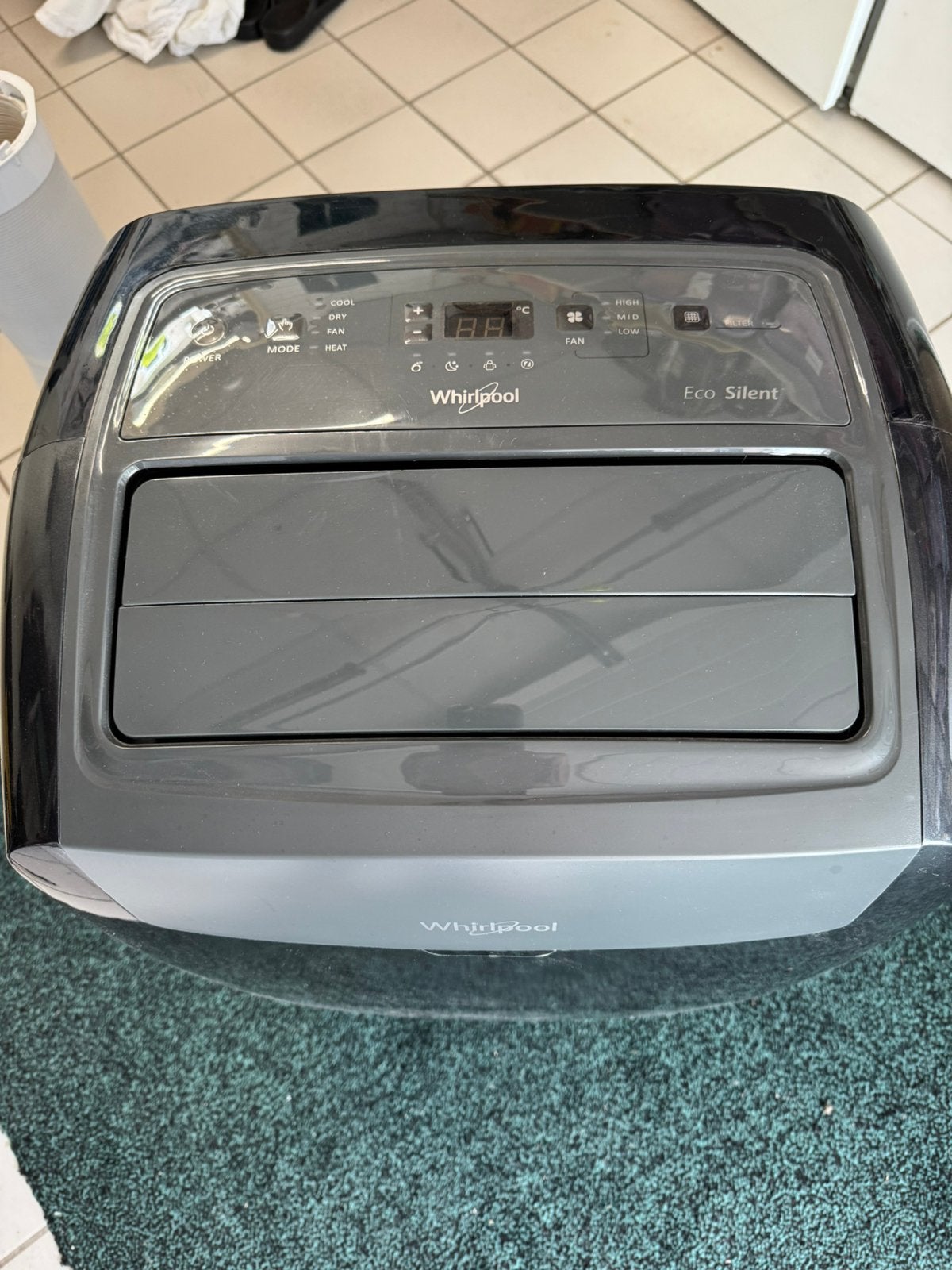 Whirlpool Mobiele airco, Witgoed en Apparatuur, Airco's, Koelen en Ontvochtigen, Timer, 3 snelheden of meer, Ophalen of Verzenden