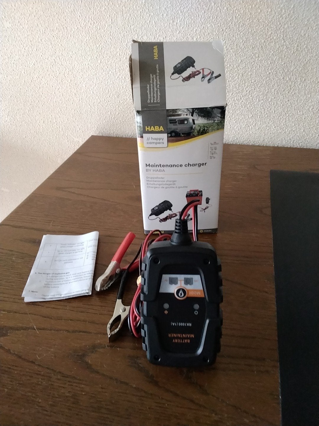 HABA Acculader / Druppellader RK1000 (1A), Ophalen of Verzenden, Zo goed als nieuw