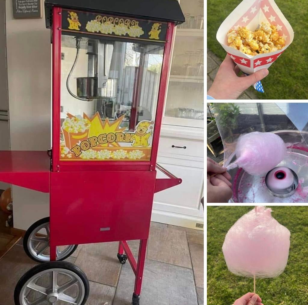 POPCORN- EN SUIKERSPINMACHINE TE HUUR!, Ophalen, Overige