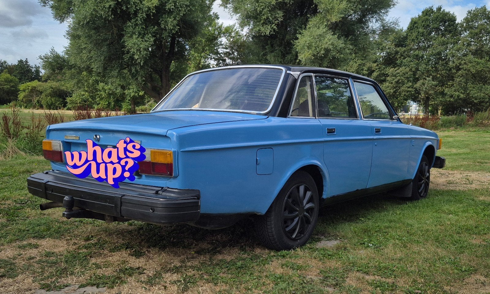 Volvo 144 de luxe, Auto's, Oldtimers, Achterwielaandrijving, Blauw, Handgeschakeld, Particulier