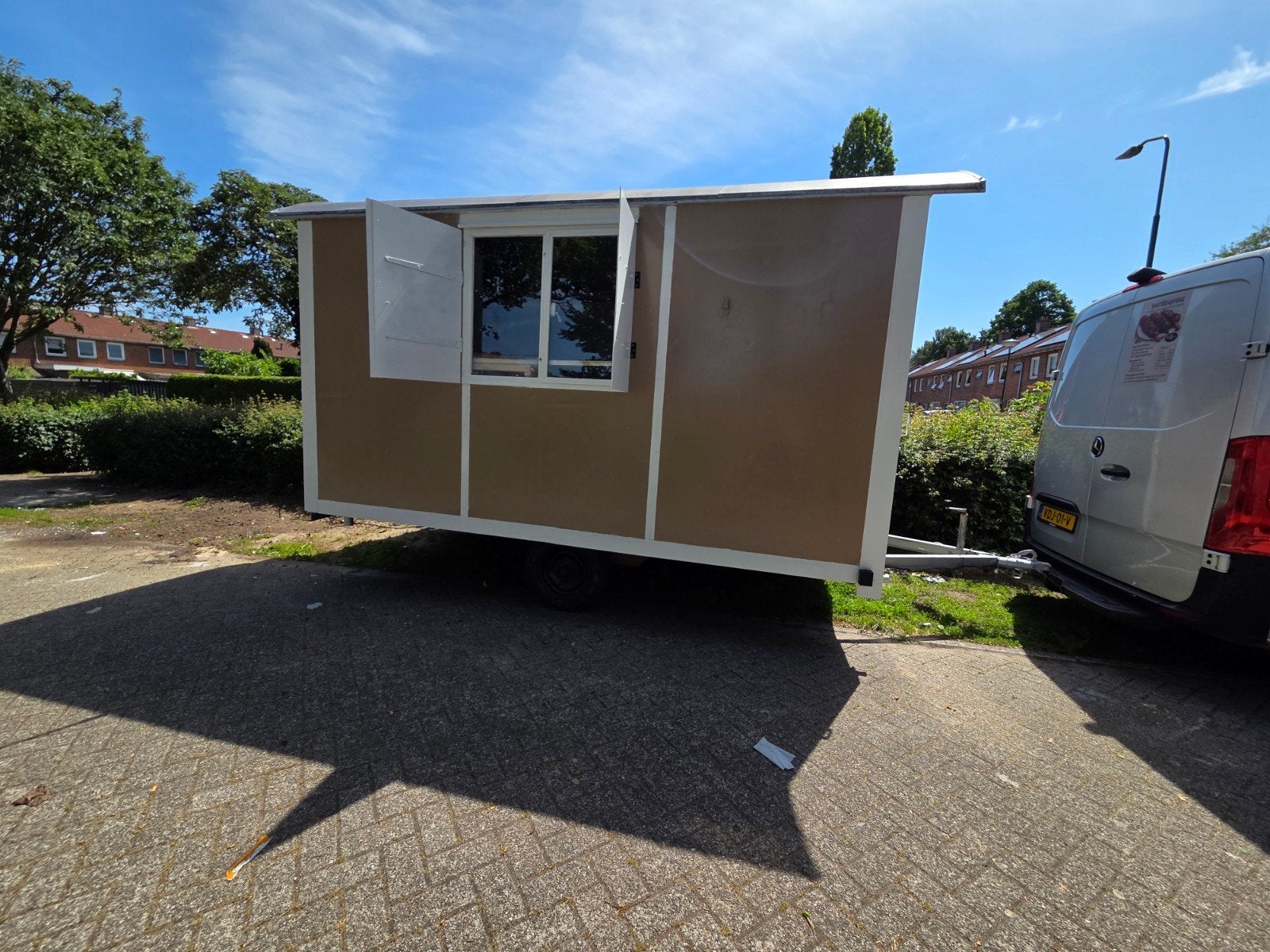 Foodtruck/verkoopwagen, Ophalen