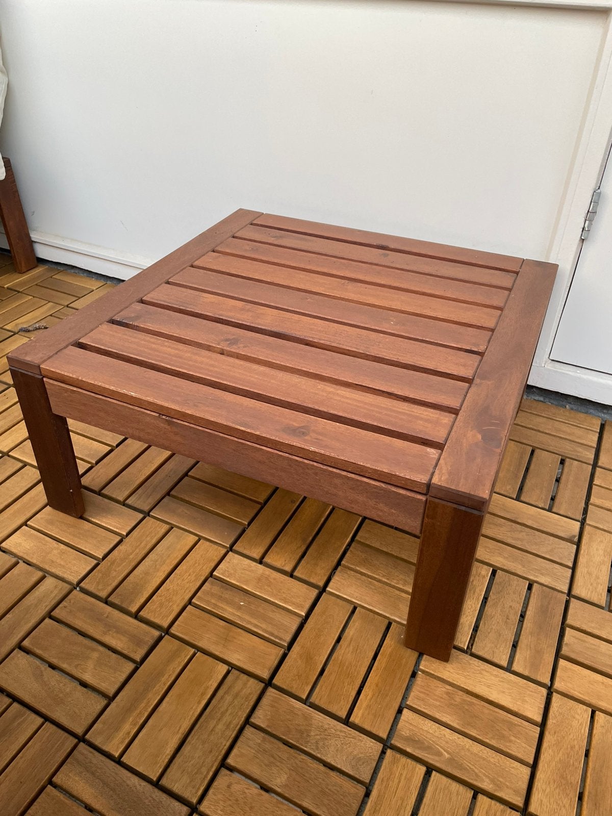 Applaro ikea zit/tafel elementen 3 stuks., Ophalen, Gebruikt, Vierkant, Hout