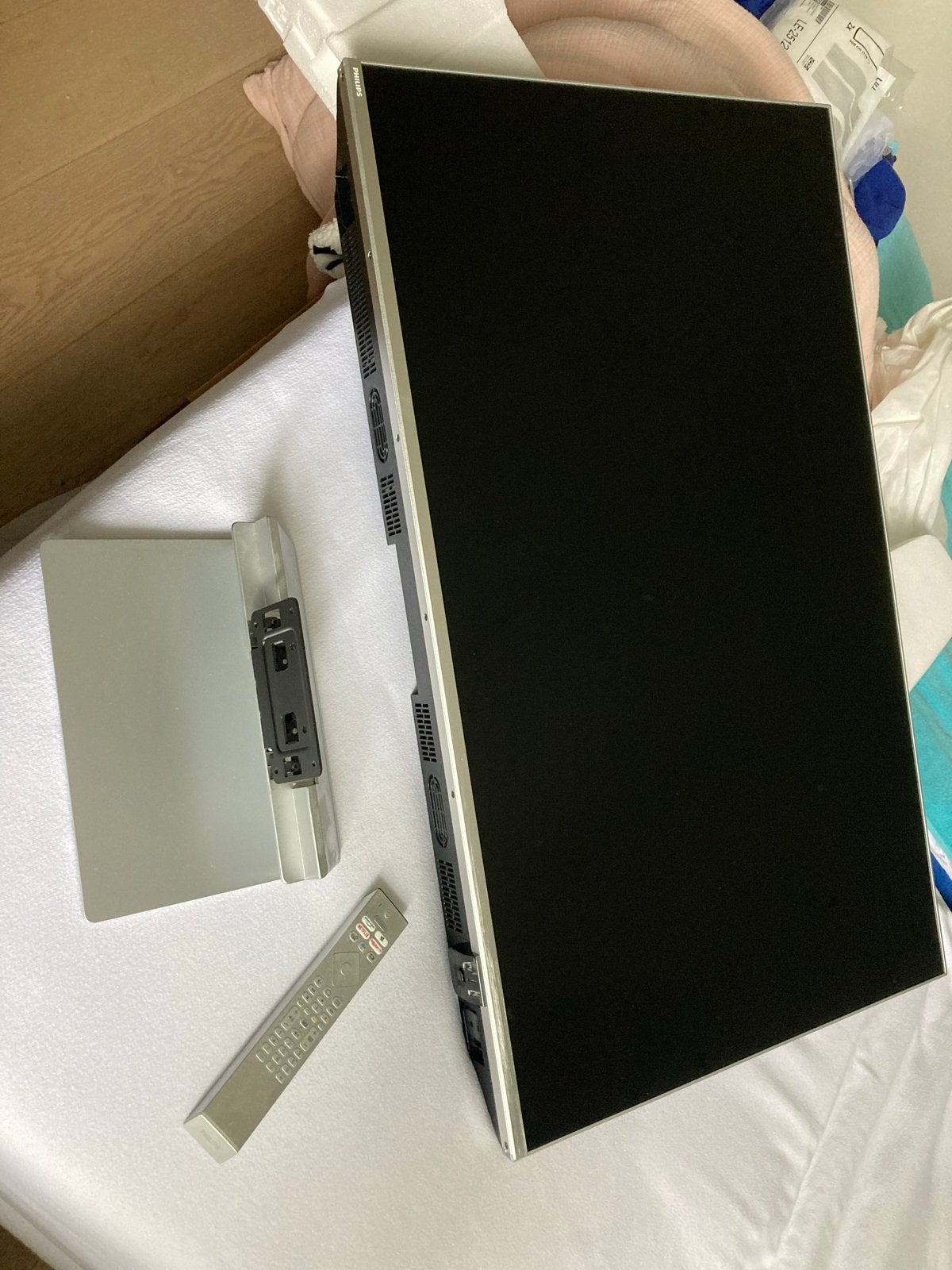 Philips 42 inch TV met klein streepje in beeld, Ophalen, Philips, Gebruikt, 50 Hz