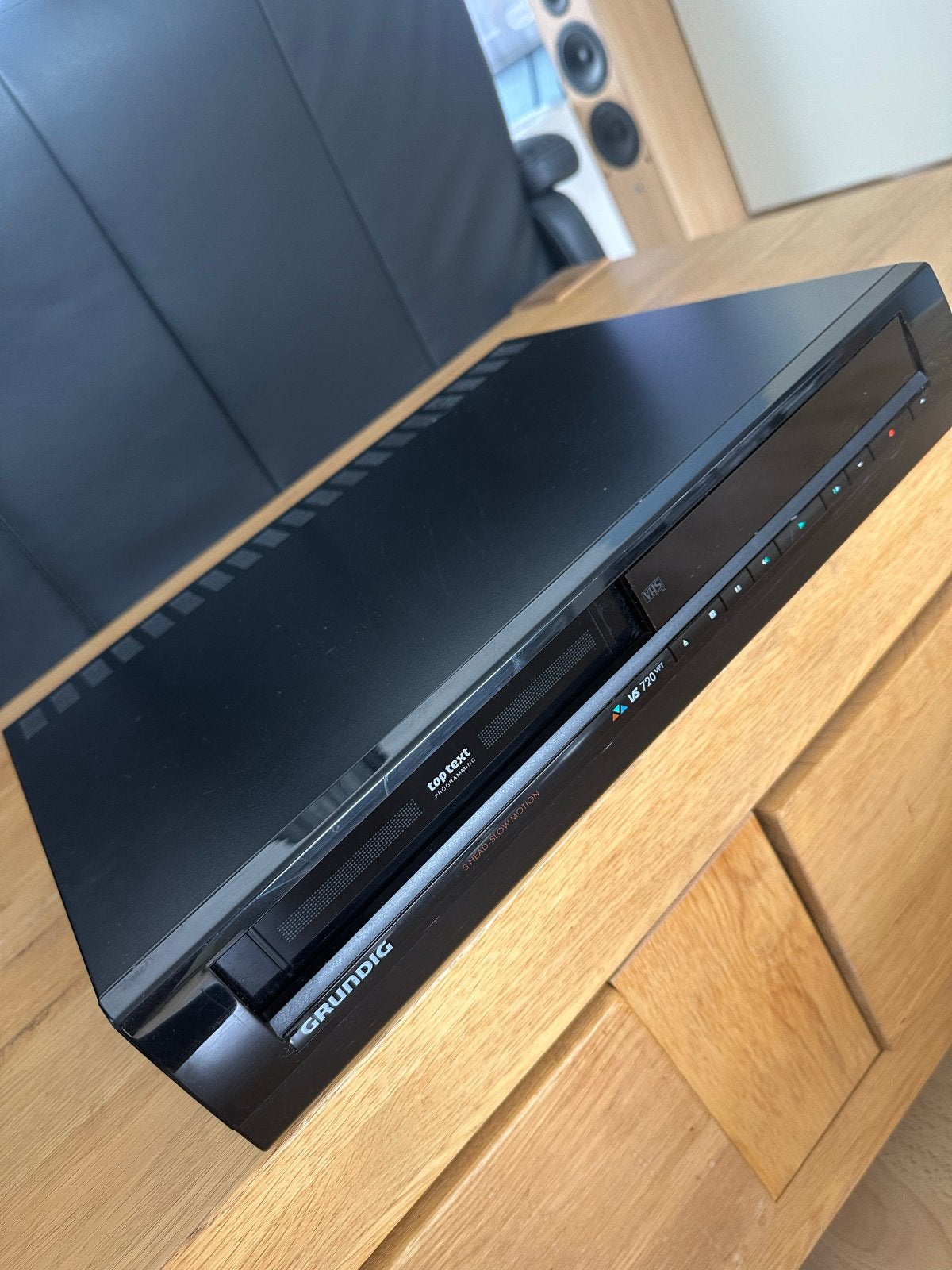 Grundig VS 720 VPT Videorecorder - Toptext, Super Low Motion, Audio, Tv en Foto, Videospelers, Ophalen of Verzenden, Gebruikt
