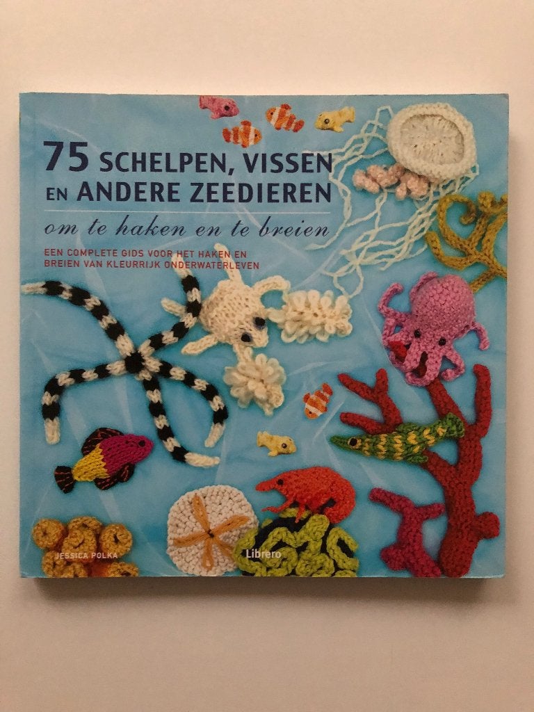 75 Schelpen, Vissen En Andere Zeedieren Om Te Haken, Breien en Haken, Verzenden, Jessica Polka, Zo goed als nieuw