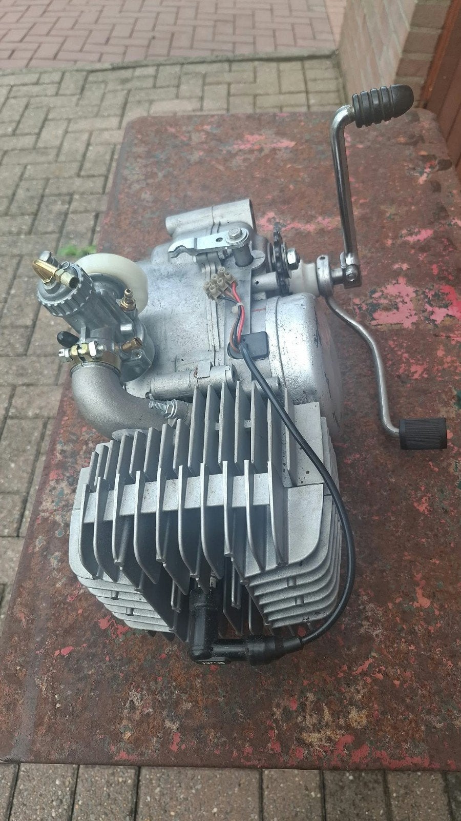 Kreidler motorblok 5 bak direct nr.516 -70cc Pharmakit, Ophalen, Zo goed als nieuw, Blok