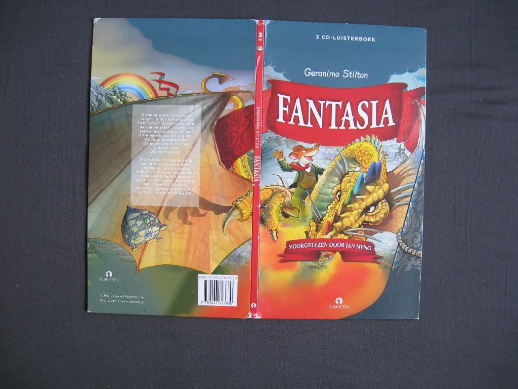 Geronimo Stilton - FANTASIA (3 CD Luisterboek), Ophalen of Verzenden