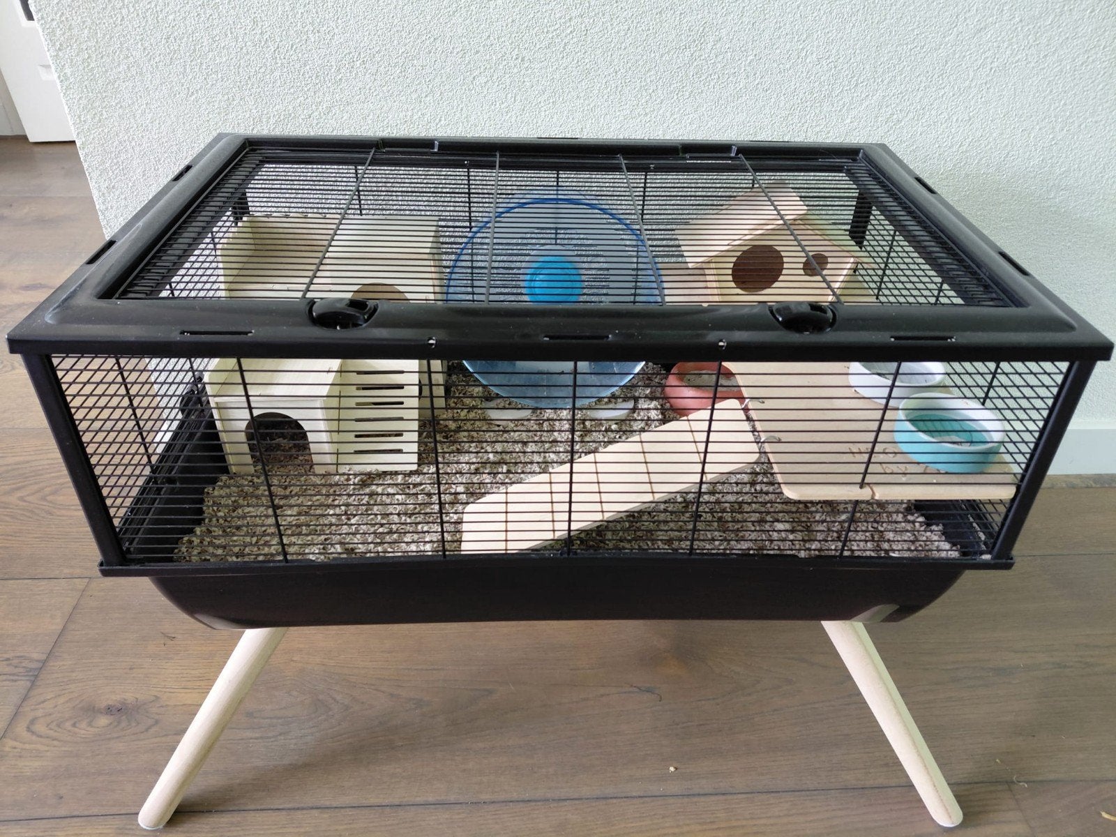 Zolux Knaagdierkooi/ Hamster hok met toebehoren, Gebruikt, 60 tot 90 cm, Ophalen of Verzenden, 75 tot 110 cm