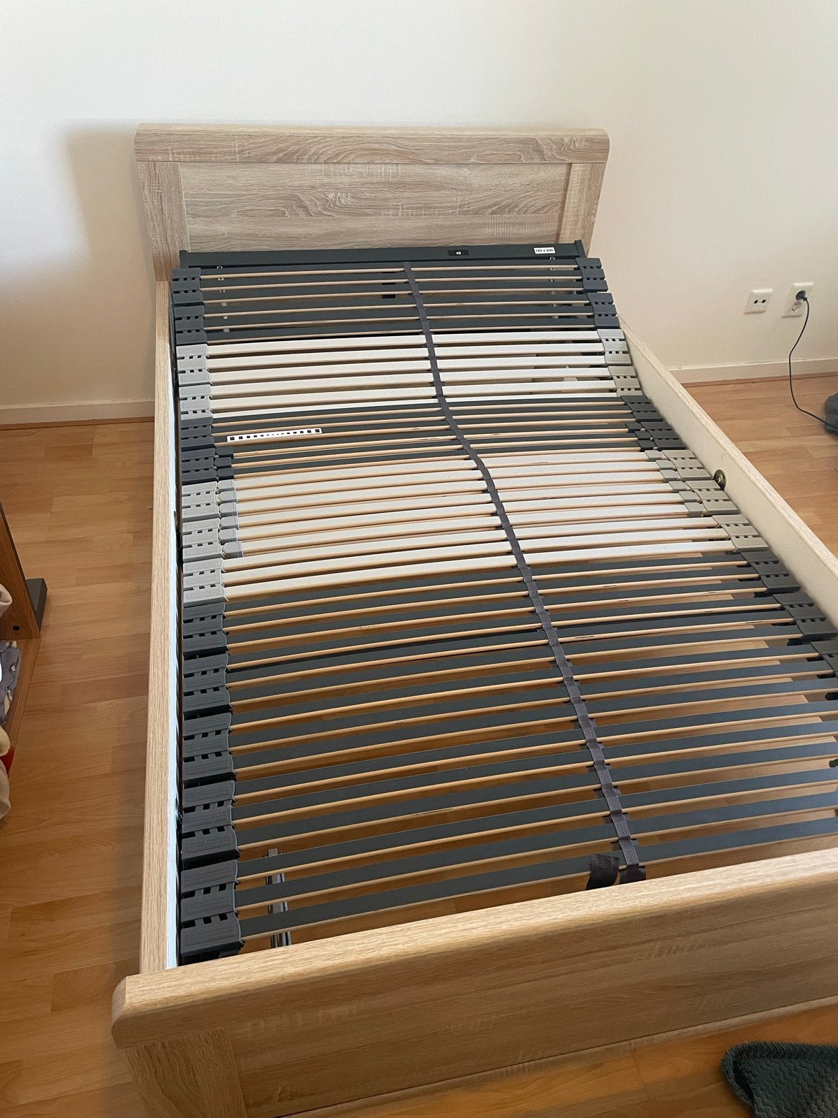 Zo goed als nieuw bed 120x200 evtmet matras van Bosma Bedden, Ophalen, Zo goed als nieuw, Twijfelaar, 120 cm