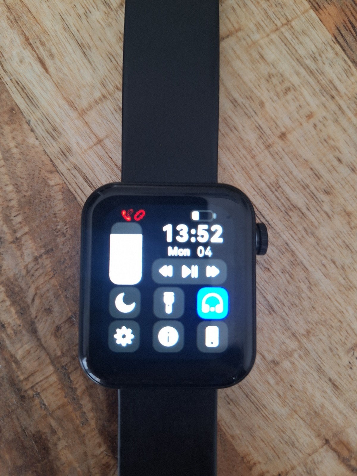 Kendox smartwatch zgan, Ophalen, Zo goed als nieuw, Zwart, Android