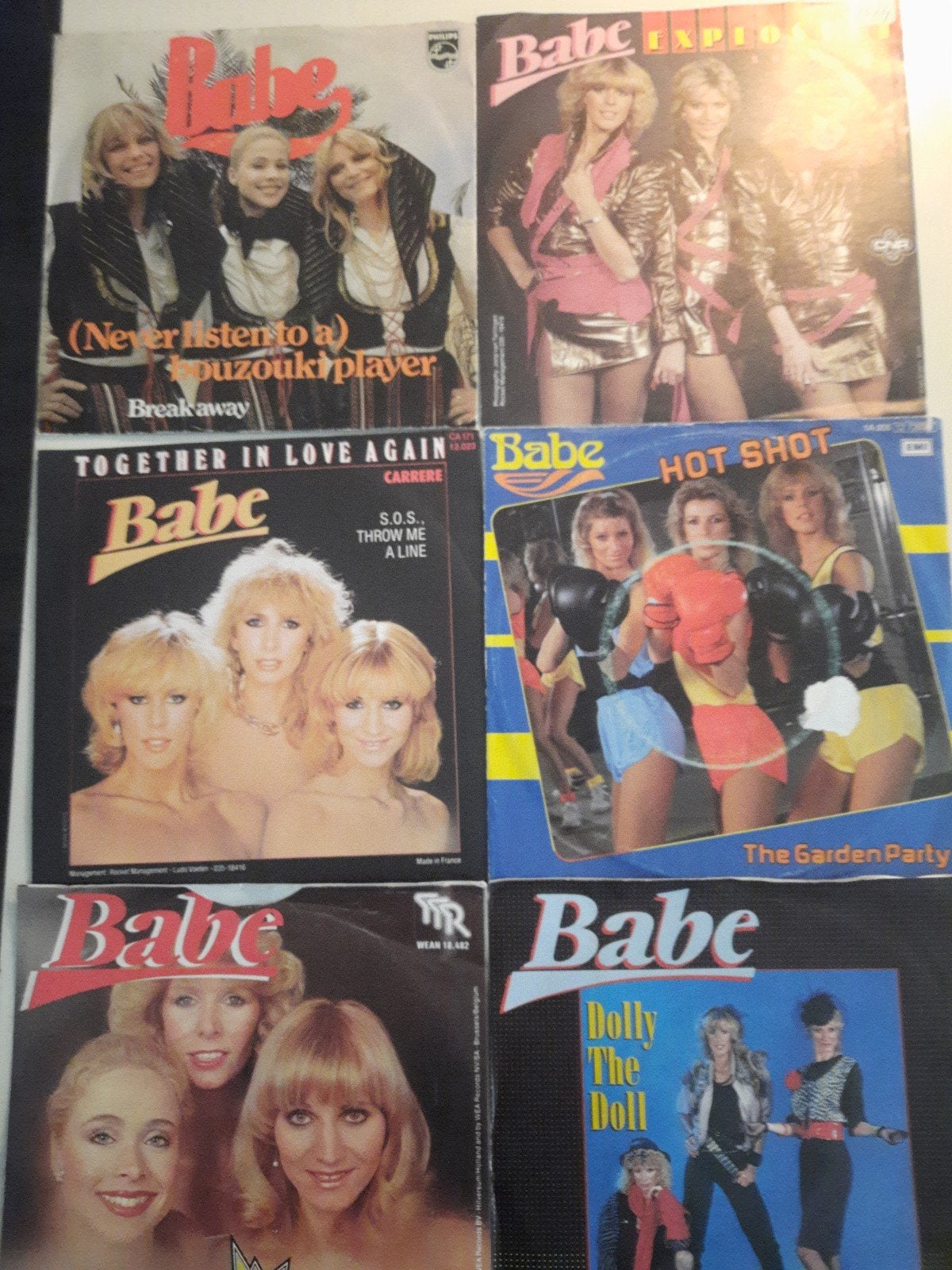 18x vinyl singels van Babe, Ophalen of Verzenden, Zo goed als nieuw, Overige formaten, Levenslied of Smartlap