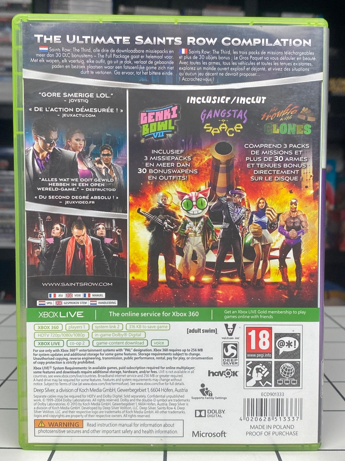 Saints Row The Third The Full Package - Xbox 360 Game, Avontuur en Actie, Vanaf 18 jaar, Info@deepsilver.com, 1 speler