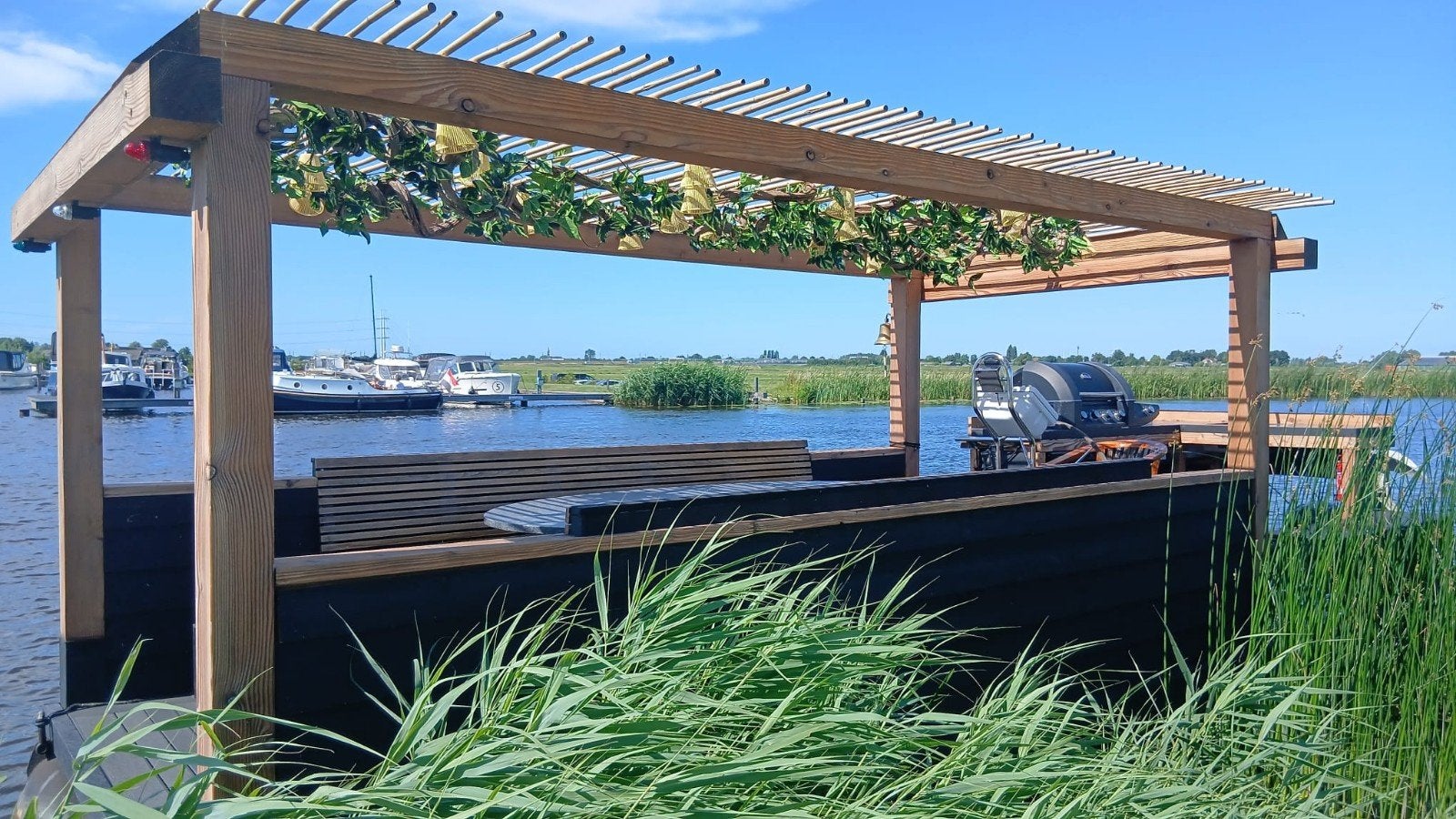 Luxe BBQ boot / Loungeboot, Ophalen of Verzenden, Zo goed als nieuw