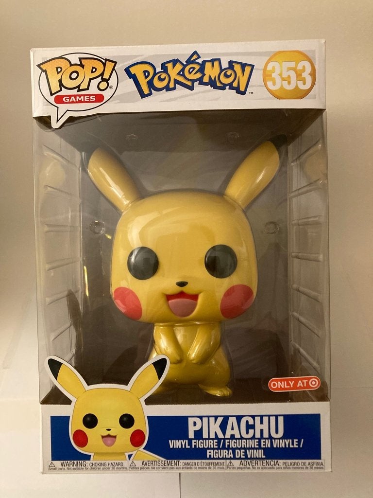 NEW Funko Pop Pokemon Pikachu nr. 353 Jumbo size, Verzamelen, Ophalen of Verzenden, Nieuw
