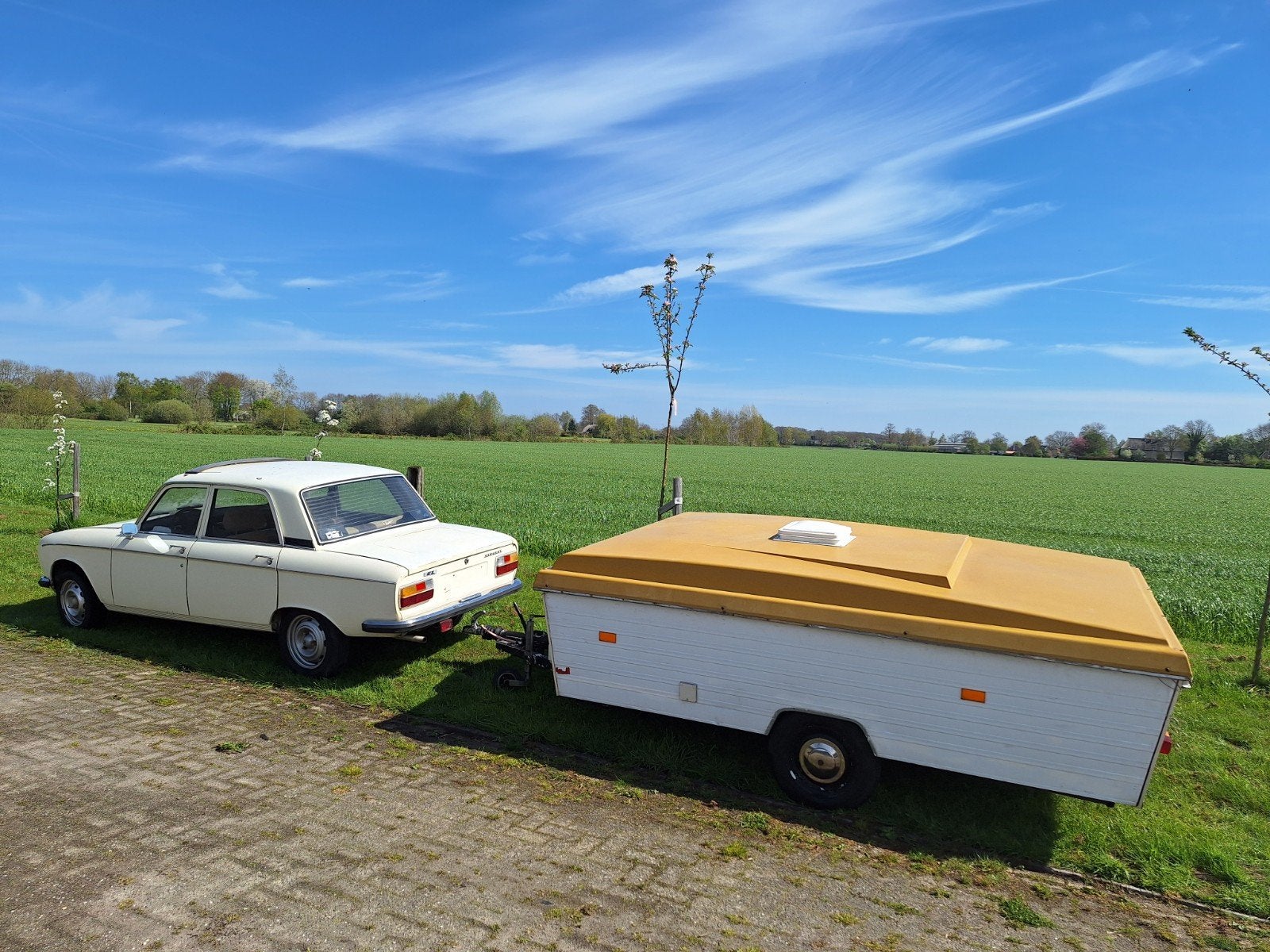Vouwcaravan klapcaravan  orgineel  *opknapper B rijbewijs, Ophalen of Verzenden