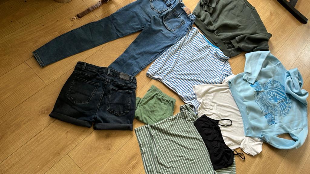 164 170 176 korte broek meisje short zwart of met pakket set, Ophalen of Verzenden, Gebruikt, Maat 164