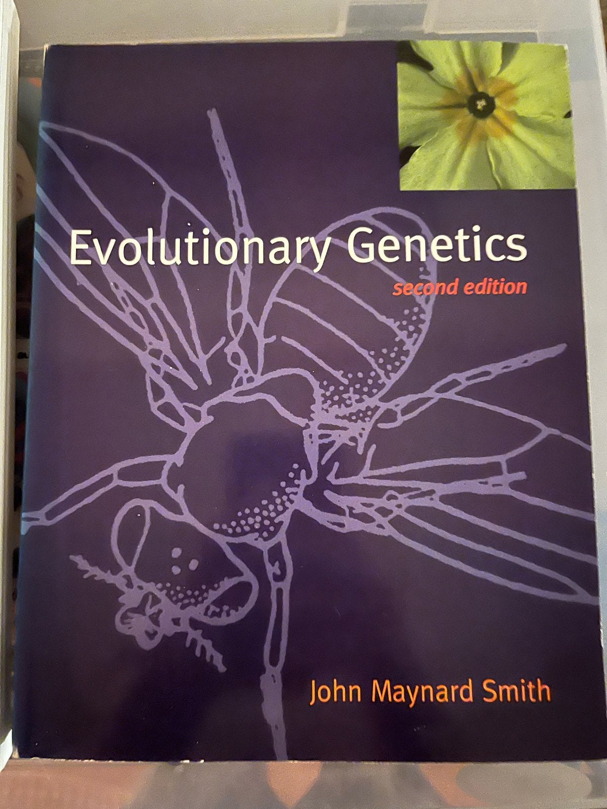 Evolutionary Genetics - John Maynard Smith (2e editie), Ophalen of Verzenden, Beta, Zo goed als nieuw, WO