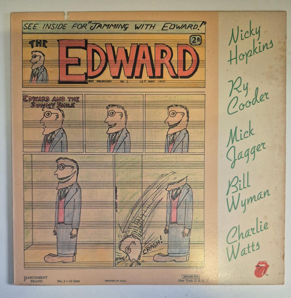 Mick Jagger/Bill Wijman/Charlie Watts. The Edward., Inclusief binnenhoes, Ophalen of Verzenden, Gebruikt, 12 inch