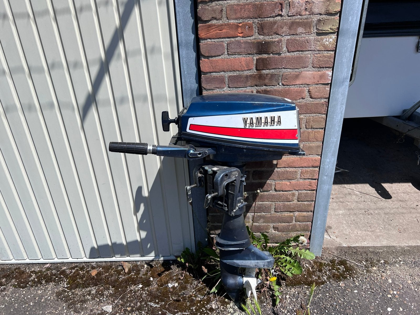 Yamaha 8 pk buitenboordmotor, Watersport en Boten, Buiten- en Binnenboordmotoren, Ophalen, Zo goed als nieuw