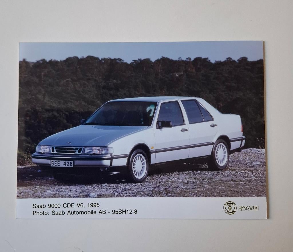 Saab 9000 CDE v6 -1995- PERSFOTO -, Ophalen of Verzenden, Nieuw, Overige merken
