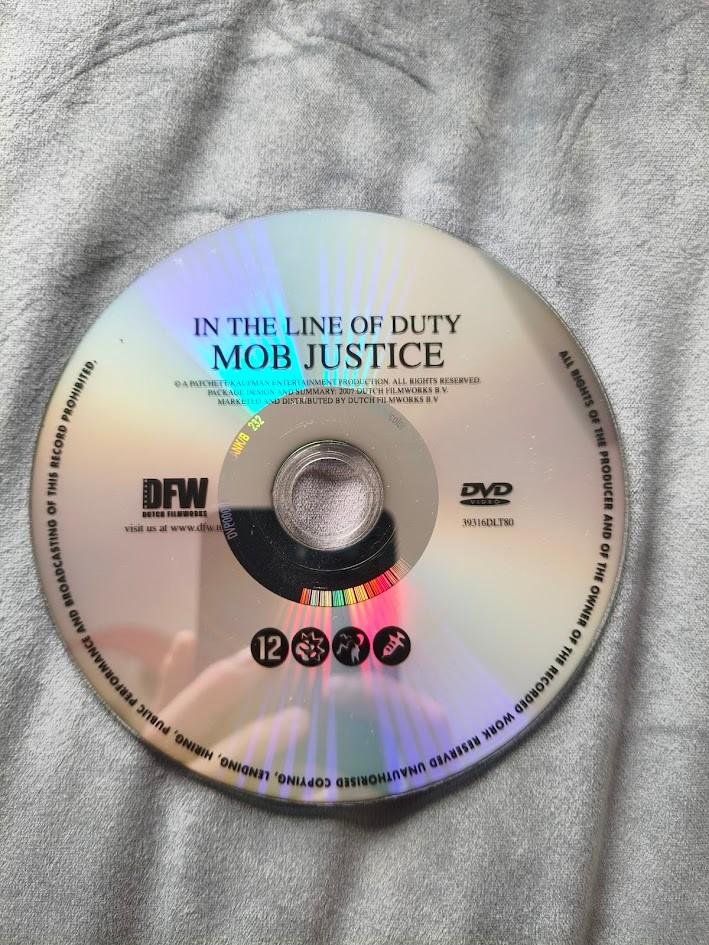 In the line of duty ‘’’Mob justice’’ DVD, Vanaf 16 jaar, Ophalen of Verzenden, Gebruikt, Actiethriller