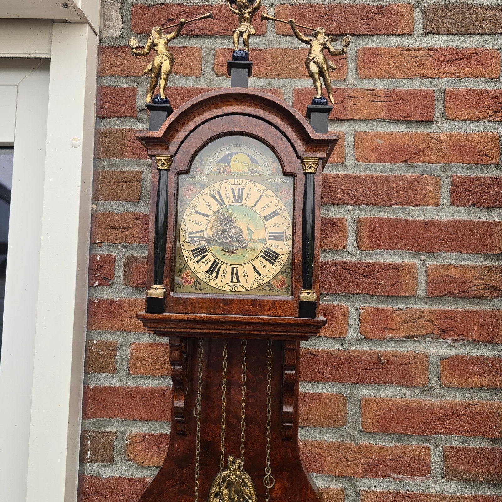Klassieke Friese Staartklok Warmink (WUBA) 1972, Ophalen