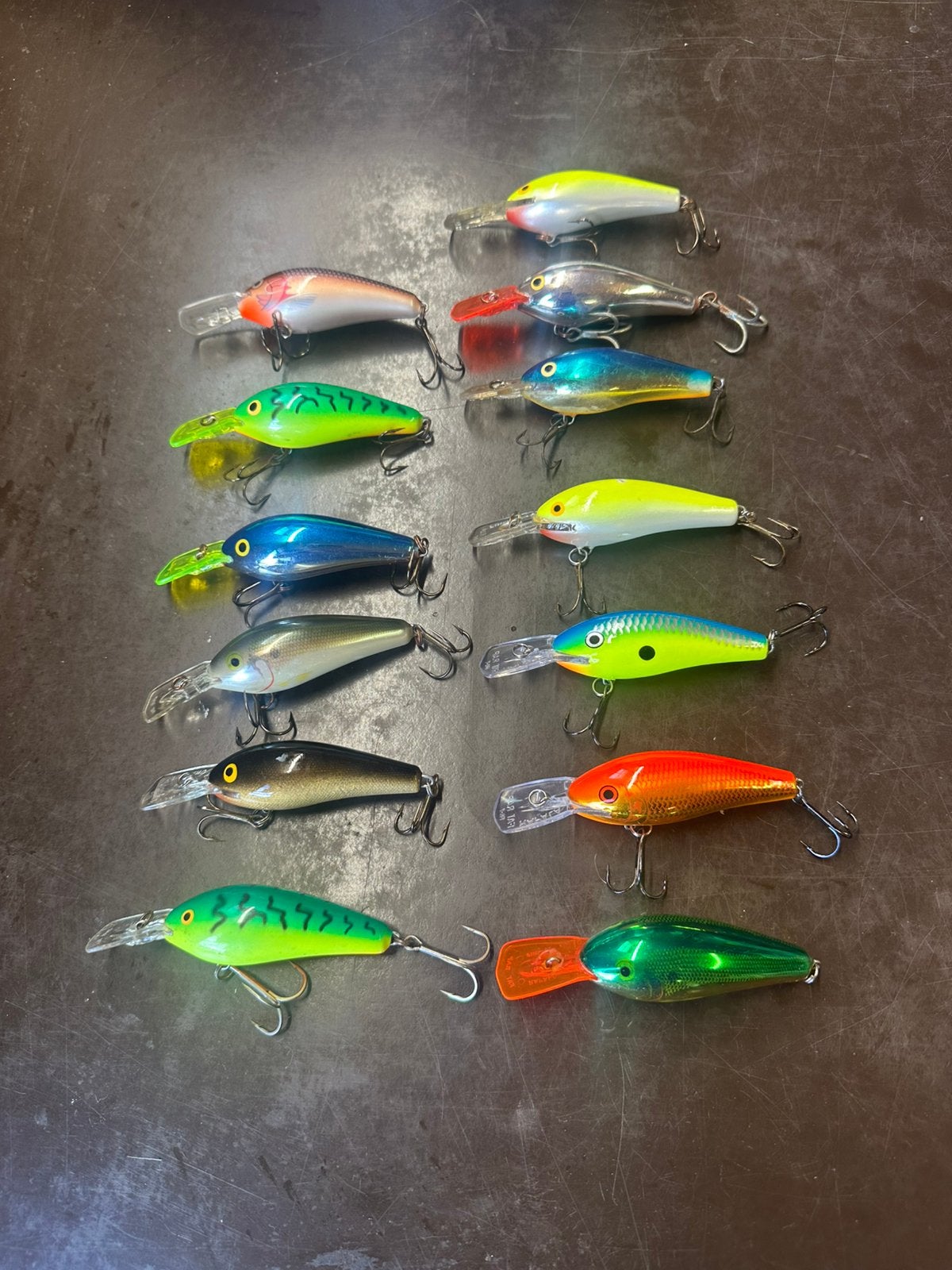 13x Rapala Fat Rap Deep Runner 7cm met specials te koop., Watersport en Boten, Ophalen, Zo goed als nieuw, Overige typen