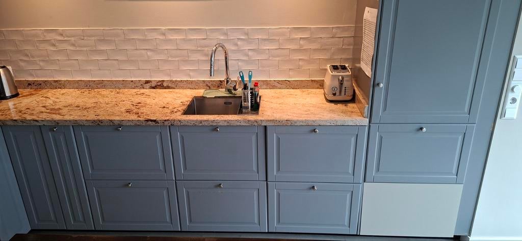 Grijze IKEA bodbyn keukenfrontjes, Huis en Inrichting, Keuken | Keukenelementen, Ophalen, Gebruikt, Grijs