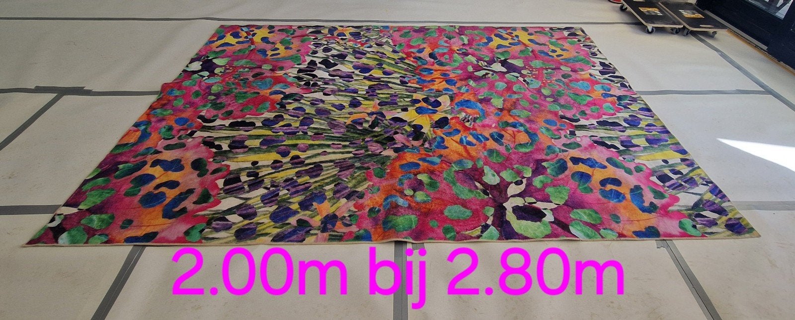 multicolor vloerkleed 2.00 bij 2.80m Wilton Art Line, 200 cm of meer, Ophalen of Verzenden, Zo goed als nieuw, 200 cm of meer