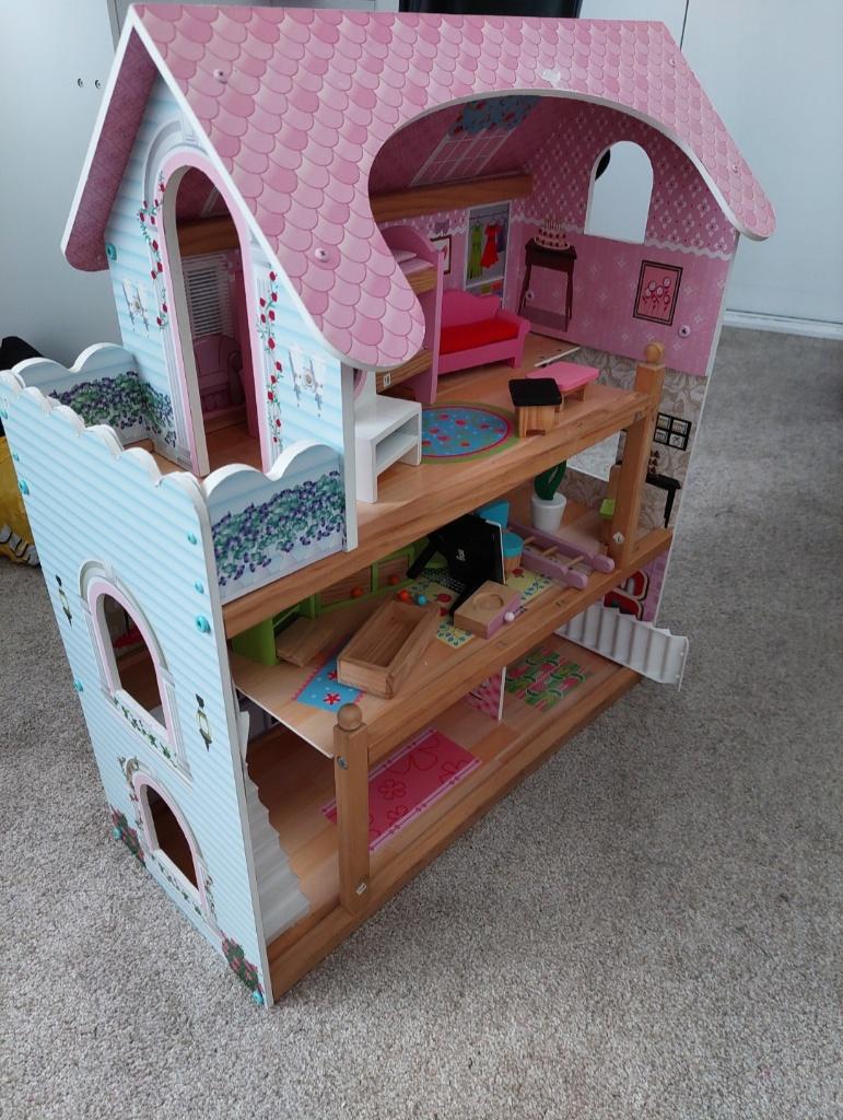 Poppenhuis, Ophalen of Verzenden, Zo goed als nieuw, Poppenhuis