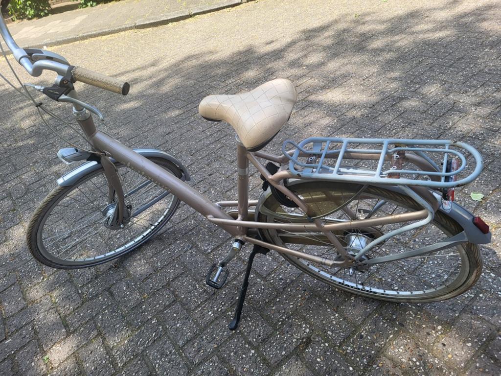 Damens fiets, Fietsen en Brommers, Fietsen | Vouwfietsen, Ophalen, Gebruikt, 20 inch of meer, Batavus