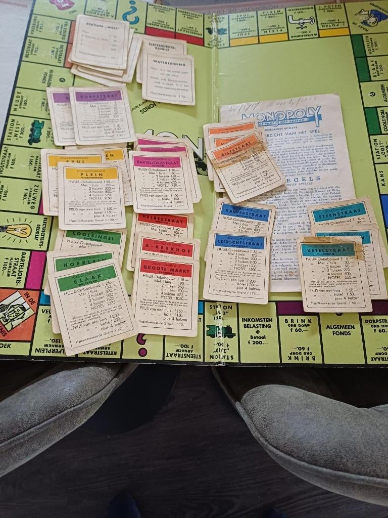 monopoly (oud), Ophalen, Gebruikt