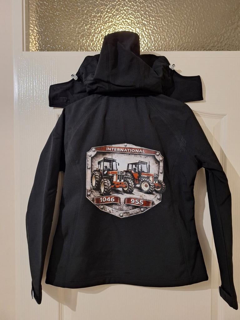 Stoere softshell trekkerjas, Ophalen, Zwart, Maat 42/44 (L), Nieuw
