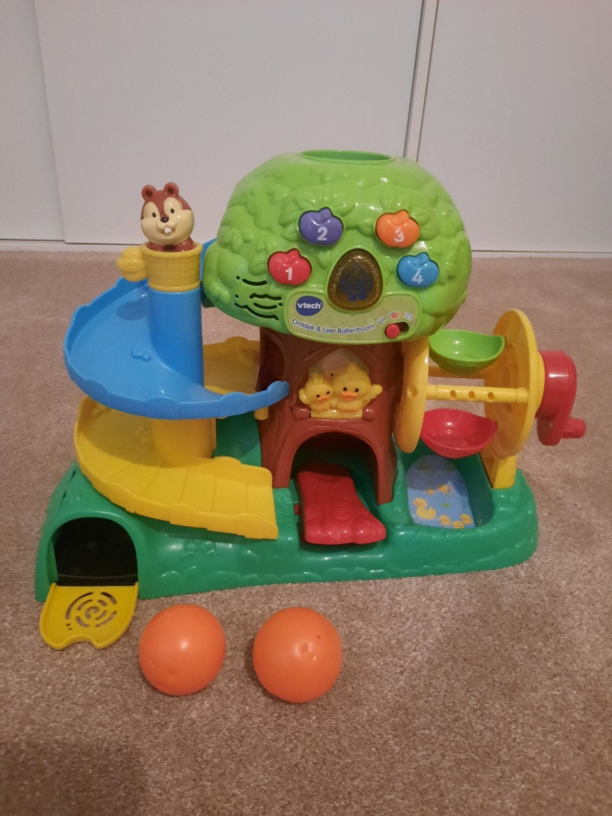 ondek ballenboom  v tech met licht en geluid, Ophalen, Zo goed als nieuw, 6 maanden tot 2 jaar