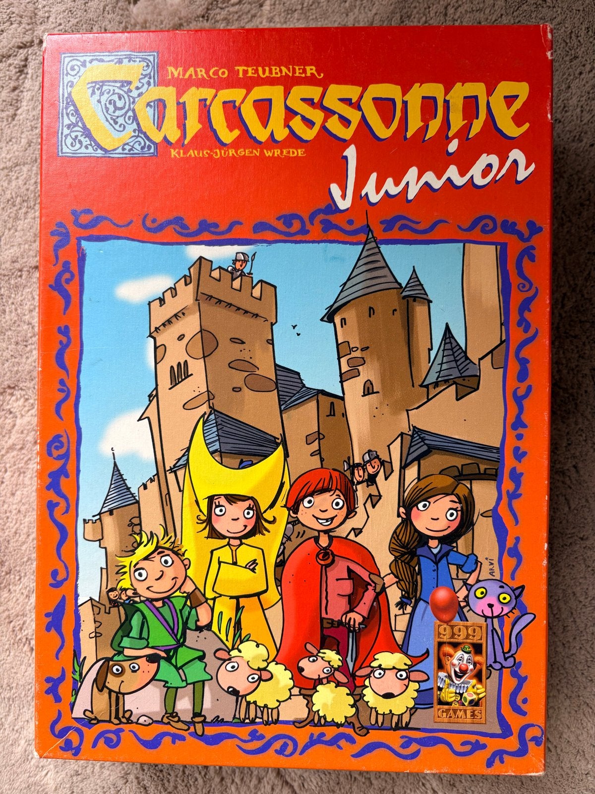 Carcassonne Junior - Leuk bordspel voor kinderen, Drie of vier spelers, Ophalen of Verzenden, Gebruikt