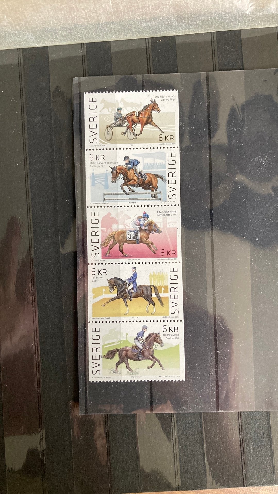 Zweden 2832/36 paarden postfris/1597, Ophalen of Verzenden, Zweden