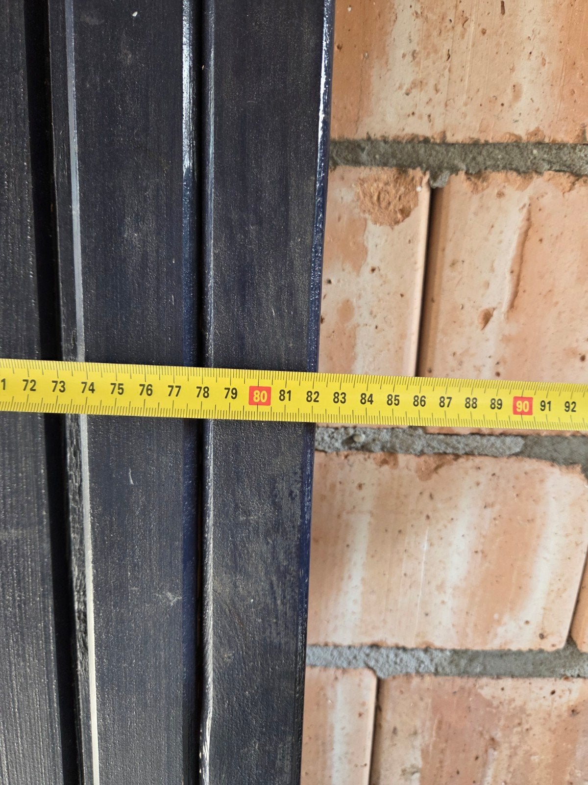 Houten Garagedeur - Merk Model - 190x80 cm, Ophalen, Gebruikt, 120 cm of meer, Garagedeur