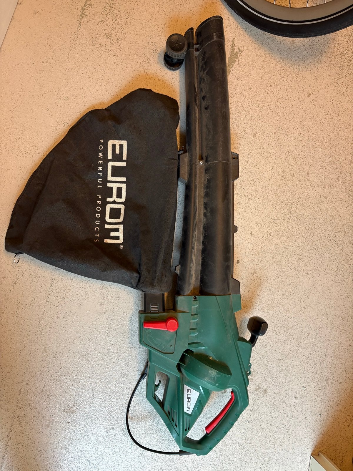 Eurom Bladblazer/Bladzuiger, Tuin en Terras, Ophalen, Gebruikt, Handgedragen, Met opvangzak