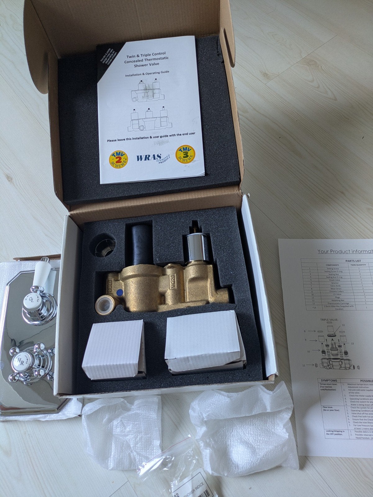 Hudson Reed inbouw douchekraan, Ophalen, Nieuw, Chroom, Kraan