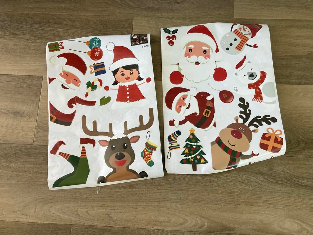Kerst wandstickers, Diversen, Kerst, Ophalen of Verzenden, Nieuw