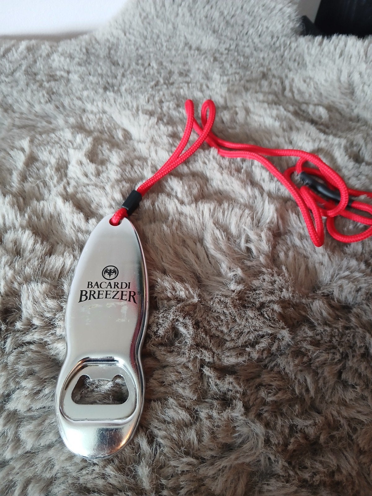 Bacardi Breezer Flesopener met Koord, Ophalen of Verzenden, Gebruikt
