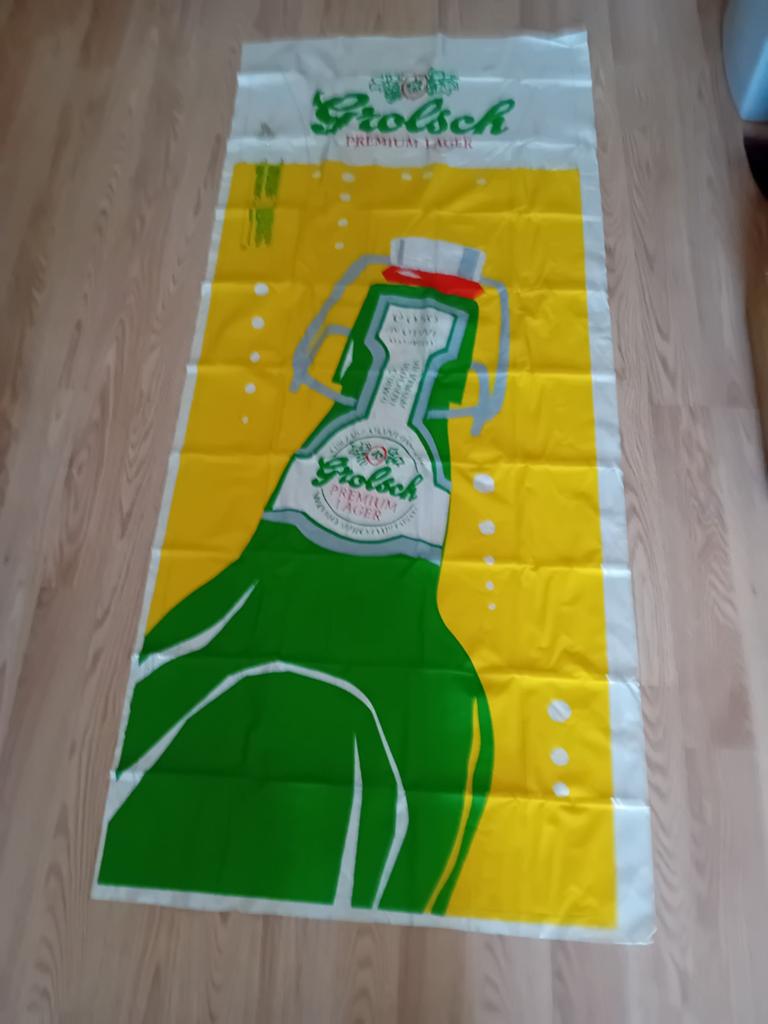 Grolsch luchtbed hij is 70 bij 170 cm, Ophalen of Verzenden, Zo goed als nieuw, Grolsch