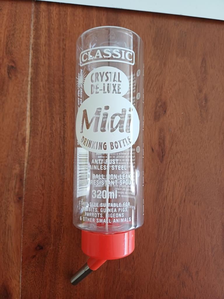 Nieuw knaagdier drinkfles met bevestiging, Ophalen of Verzenden, Nieuw, Overige typen