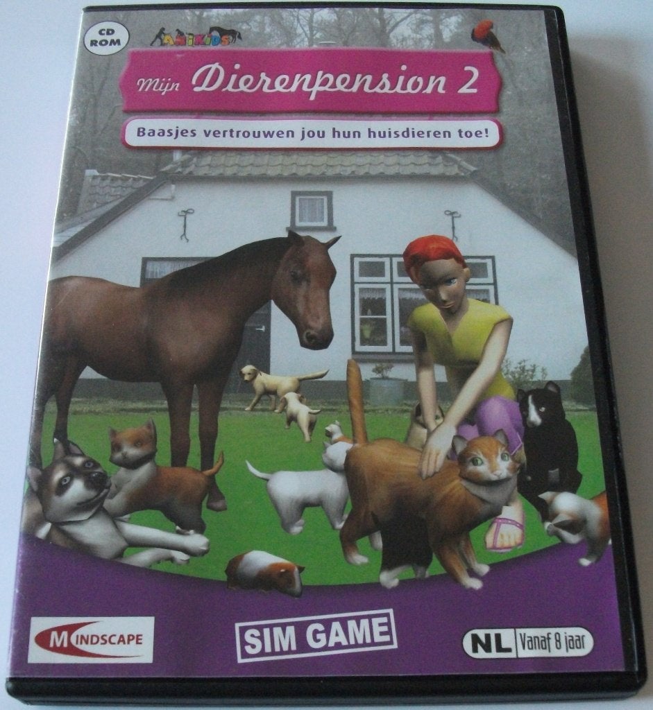 PC Game *** MIJN DIERENPENSION 2 *** Een supertrainer!, 1 speler, Ophalen of Verzenden, Zo goed als nieuw, Vanaf 7 jaar