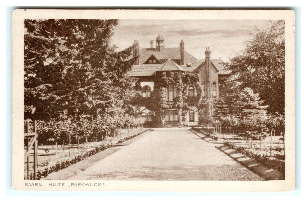 Baarn, Huize "Parkwijck", Verzenden, 1920 tot 1940, Gelopen, Utrecht