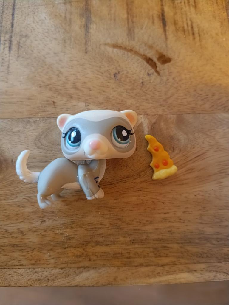 Littlest Petshop Fret met orginele accessoire #1500, Ophalen of Verzenden, Gebruikt