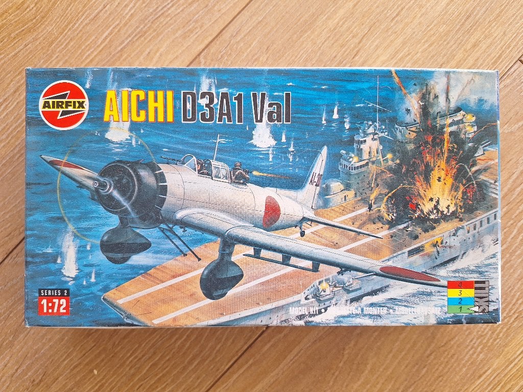 172 172 Airfix Aichi D3A1 Val, Overige merken, 1:72 tot 1:144, Ophalen of Verzenden, Zo goed als nieuw