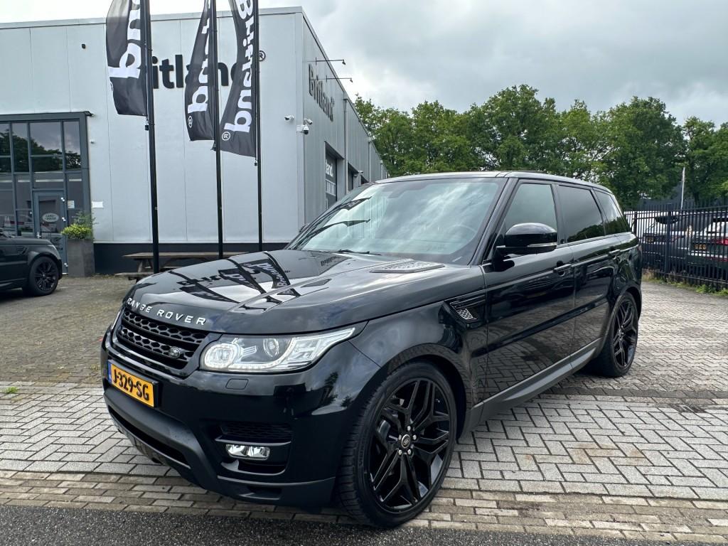 Land rover RANGE ROVER SPORT 3.0 TDV6 HSE 2016 *Pano *Cruise, Auto's, Gebruikt, Euro 6, Zwart, Bedrijf