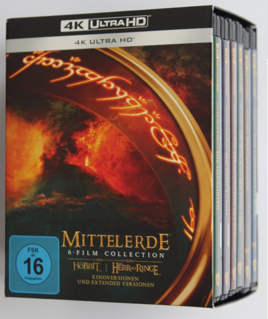 Middle earth collection (lord of the rings + hobbit) 4K UHD, Engels, Verzenden, Boxset, 4K Ultra HD Blu-ray