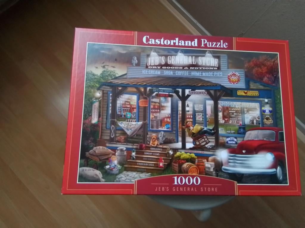 Castorland Legpuzzel 1000 stukjes - Jeb's General Store, Ophalen of Verzenden, 500 t/m 1500 stukjes, Zo goed als nieuw, Legpuzzel